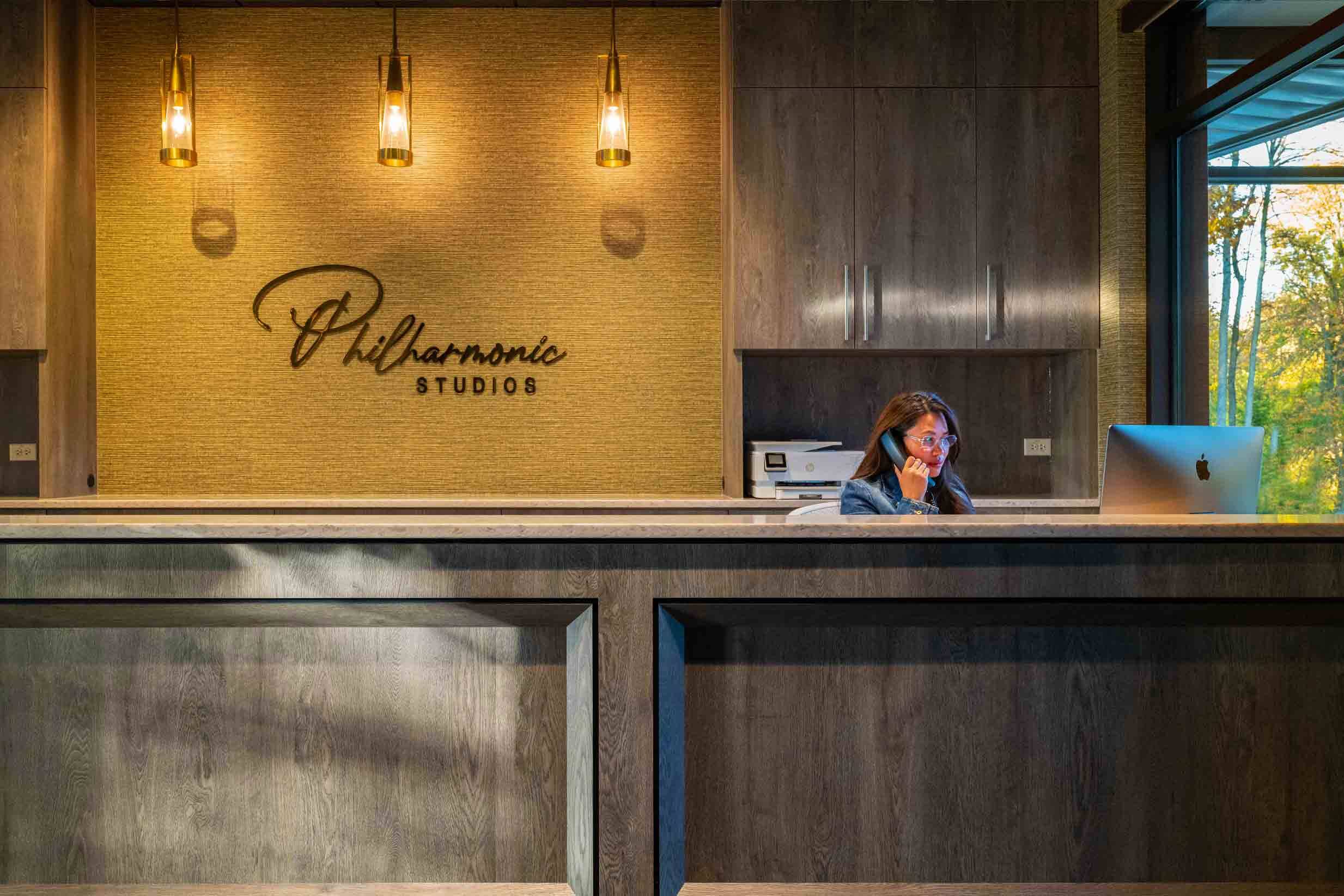 Philharmonic Studios Reception Desk